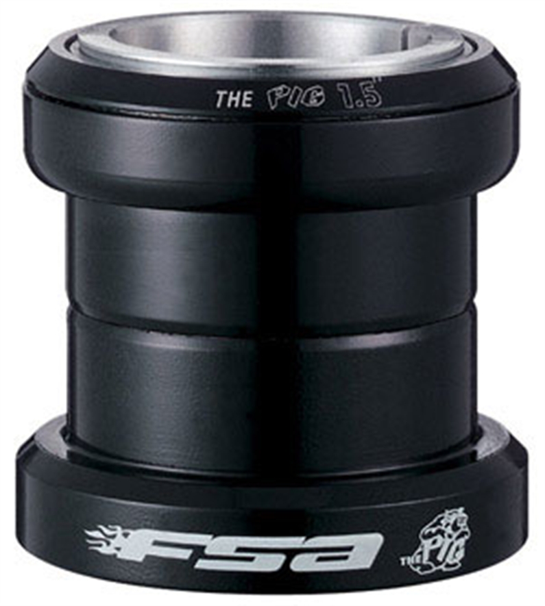 Threadless headset with forged chromoly cups, 21mm headtube insertion, super oversized 7/32"