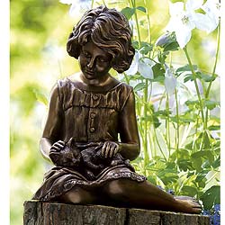 The Cat Lover Sculpture