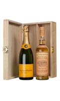 Pure Christmas spirit - Veuve Clicquot is paired with Glenmorangie 10yo.