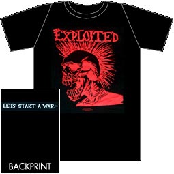 The Exploited - Lets Start A War T-Shirt
