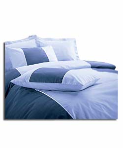 The Madison Collection Aubergine Double Duvet Cover Set