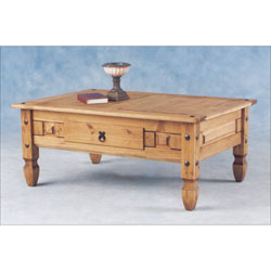 Part of the Corona Range  this Coffee Table will give any living room a country feel. Manufactured