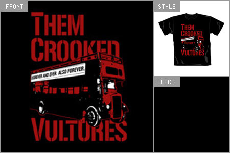 Unbranded Them Crooked Vultures (Forever Bus) T-shirt