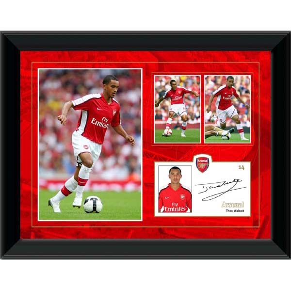 Unbranded Theo Walcott - framed player profile presentation