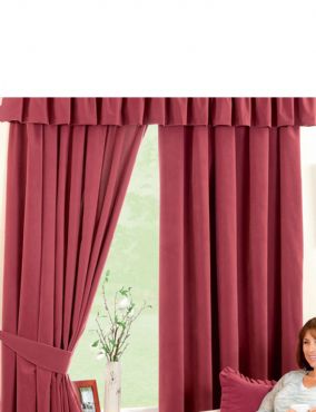 Unbranded THERMAL VELOUR CURTAINS