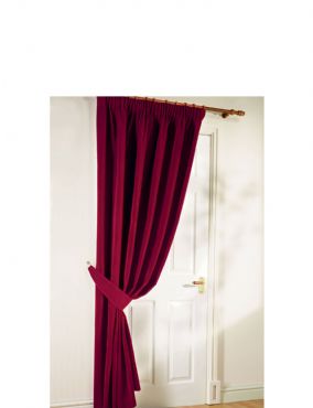 Unbranded THERMAL VELOUR DOOR CURTAINS