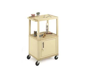 Unbranded Thermoplastic storage trolley tall