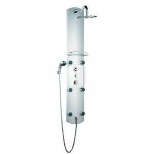 Unbranded Thermostatic Aluminium Shower Panel Column Tower