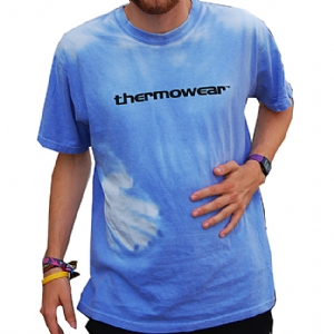 Unbranded Thermowear Heat Sensitive T Shirt - Blue and White