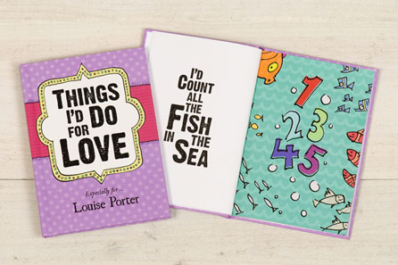 Unbranded Things Id Do for Love Personalised Book