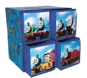 Unbranded Thomasand Friends 4 Drawer Storage Box