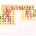 Threading Board Educational Wooden Toy