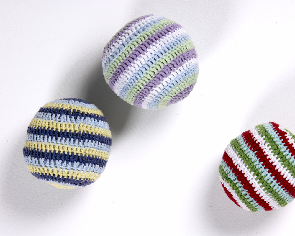 Unbranded Three Crochet Play Balls