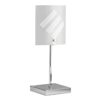 A trendy, eye-catching lamp that is simple in desi