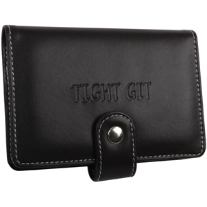 Tight Git Wallet - A wallet with sewn up pockets, perfect for the miser who wants to hang on to thei