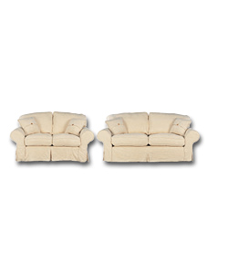 Tignes Natural 2 Piece Suite - 2 sofa
