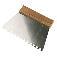 Tile Adhesive Comb