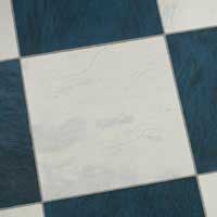 Tile LOC Blue & White Chequered 1.73sqm