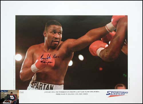 Unbranded Tim Witherspoon signed limited edition print