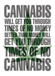Times Of No Cannabis Keyring