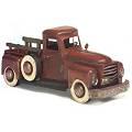 Tin Pick Up Truck Red