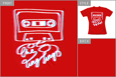 Unbranded Ting Tings (Cassette) T-shirt cid_4674skr