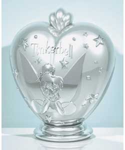 Tinkerbell Silver Plated Money Box