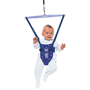 Tippitoes door bouncer with rubber bungee and supp