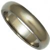 Titanium 4mm D-shape ring