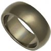 Titanium 8mm d-shape ring