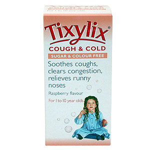 Tixylix Cough and Cold Linctus - Sugar & Colour Free - size: 100ml