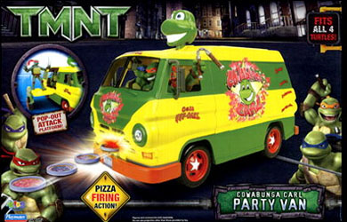 Unbranded TMNT Cowabunga Carl Party Van