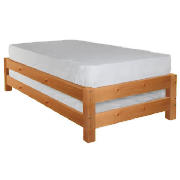 Unbranded Toby Pine Stacking Guest Bed, Natural with