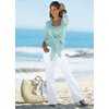 Long sleeve jersey cardigan with pretty appliqu flower and sophisticated lace back detail with lovel