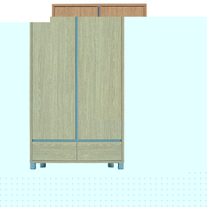 Clear, simple lines in light oak melamine MDF. Sid