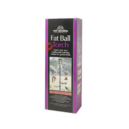 Tom Chambers Fat Ball Torch available from Rawgarden.  Create your own feeding and watering station 