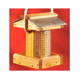 Natural materials combine with quality craftsmanship to create a stunning hanging bird feeder. Easy