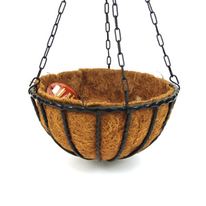 Unbranded Tom Chambers Hand-Forged 14 inch Hanging Basket