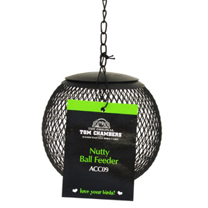Fill this novel feeder with nuts and it will soon be luring wild birds into your garden. The mesh de