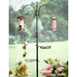 Tom Chambers Posh Bird Station available from Rawgarden.  This practical and decorative handcrafted 