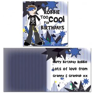 Unbranded Too Cool Boy Card