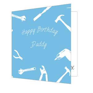 Unbranded Tools Silhouette White Card