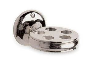 This Attractive Bathroom Accessory of a Tooth Brush Holder Comes in a Chrome Finish. Supplied with s