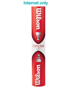 Unbranded Topline 100 Feather Shuttlecocks - 12 Pack