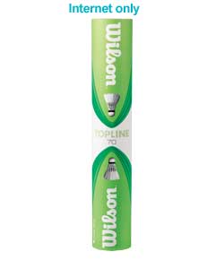 Unbranded Topline 70 Feather Shuttlecocks - 12 Pack