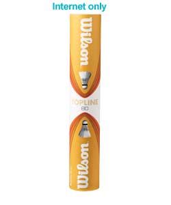 Unbranded Topline 80 Feather Shuttlecocks - 12 Pack