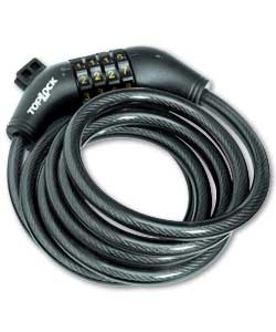 Toplock Combination Coil Lock