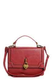 Unbranded Tori Heart Lock Small Frame Box Bag