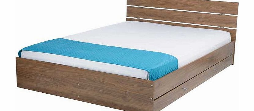 Unbranded Toronto Double Bed Frame - Walnut Effect