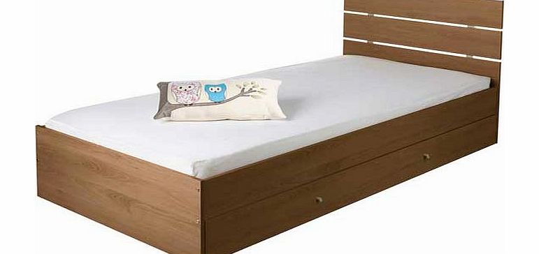 Unbranded Toronto Single Bed Frame - Walnut Effect